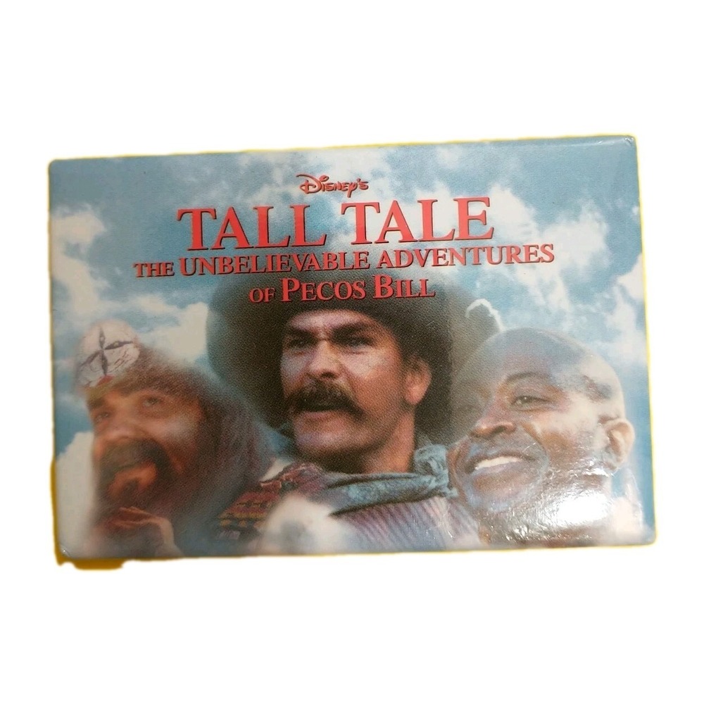 Walt Disney 1995 Tall Tale THEATER Promo Movie Button Badge Pin Pinback